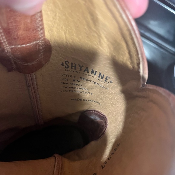 Shyanne Tan Embroidered Heeled Boots - Picture 5 of 7